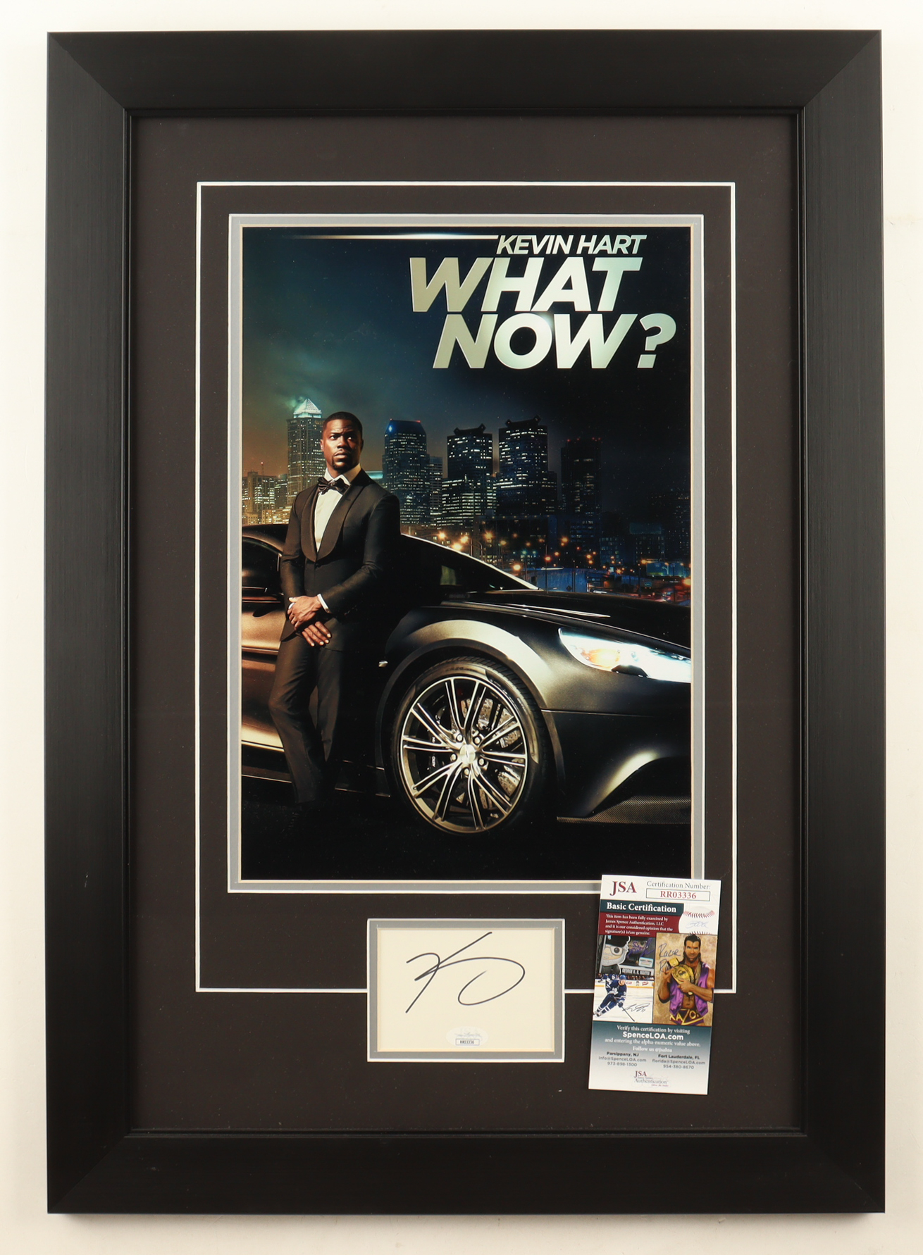 Kevin Hart Signed Custom Framed Cut Display with Photo (JSA) at PristineAuction.com Kevin Hart Signed Custom Framed Cut Display with Photo (JSA) at PristineAuction.com