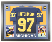 Aidan Hutchinson Signed Custom Framed Jersey Display (Beckett) at PristineAuction.com