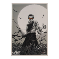 Stan Lee Signed Marvel 13x19 Art Print (Beckett) at PristineAuction.com