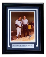 Billy Martin & George Steinbrenner Signed Yankees Custom Framed Photo (PSA) at PristineAuction.com