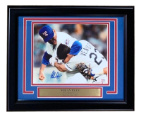 Nolan Ryan Signed Rangers Custom Framed Photo (PSA) at PristineAuction.com