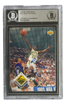 Gary Payton Signed 1993-94 Upper Deck #441 Inscribed "HOF 2013" (BGS) at PristineAuction.com