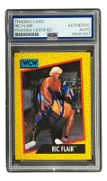 Ric Flair Signed 1991 WCW #38 Inscribed "16x" (PSA) at PristineAuction.com