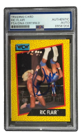 Ric Flair Signed 1991 WCW #40 Inscribed "16x" (PSA) at PristineAuction.com