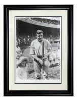 Babe Ruth LE "Young At Heart" Yankees Custom Framed Historical Archive Giclee at PristineAuction.com