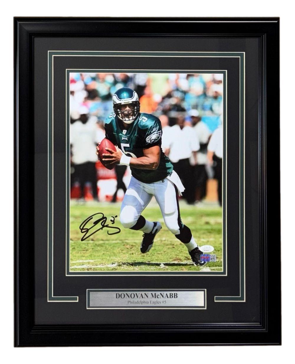 Donovan McNabb Signed Eagles Custom Framed Photo (JSA) at PristineAuction.com Donovan McNabb Signed Eagles Custom Framed Photo (JSA) at PristineAuction.com