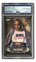 Amanda Nunes Signed 2014 UFC Topps #93 (PSA) at PristineAuction.com