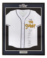 "The Sandlot" Custom Framed Jersey Cast-Signed & Inscribed By (8) with Patrick Renna, Grant Gelt, Chauncey Leopardi (Beckett) at PristineAuction.com