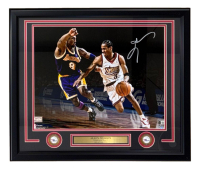 Allen Iverson Signed 76ers Custom Framed Photo (Beckett) at PristineAuction.com