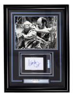 Frank Oz Signed "Star Wars" Custom Framed Index Card Display (PSA) at PristineAuction.com