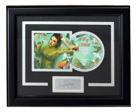 Taylor Swift "The Life of a Showgirl" Custom Framed CD Cover with Laser Engraved Signature at PristineAuction.com