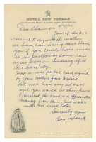 Connie Mack Signed Hand-Written Letter (JSA) at PristineAuction.com