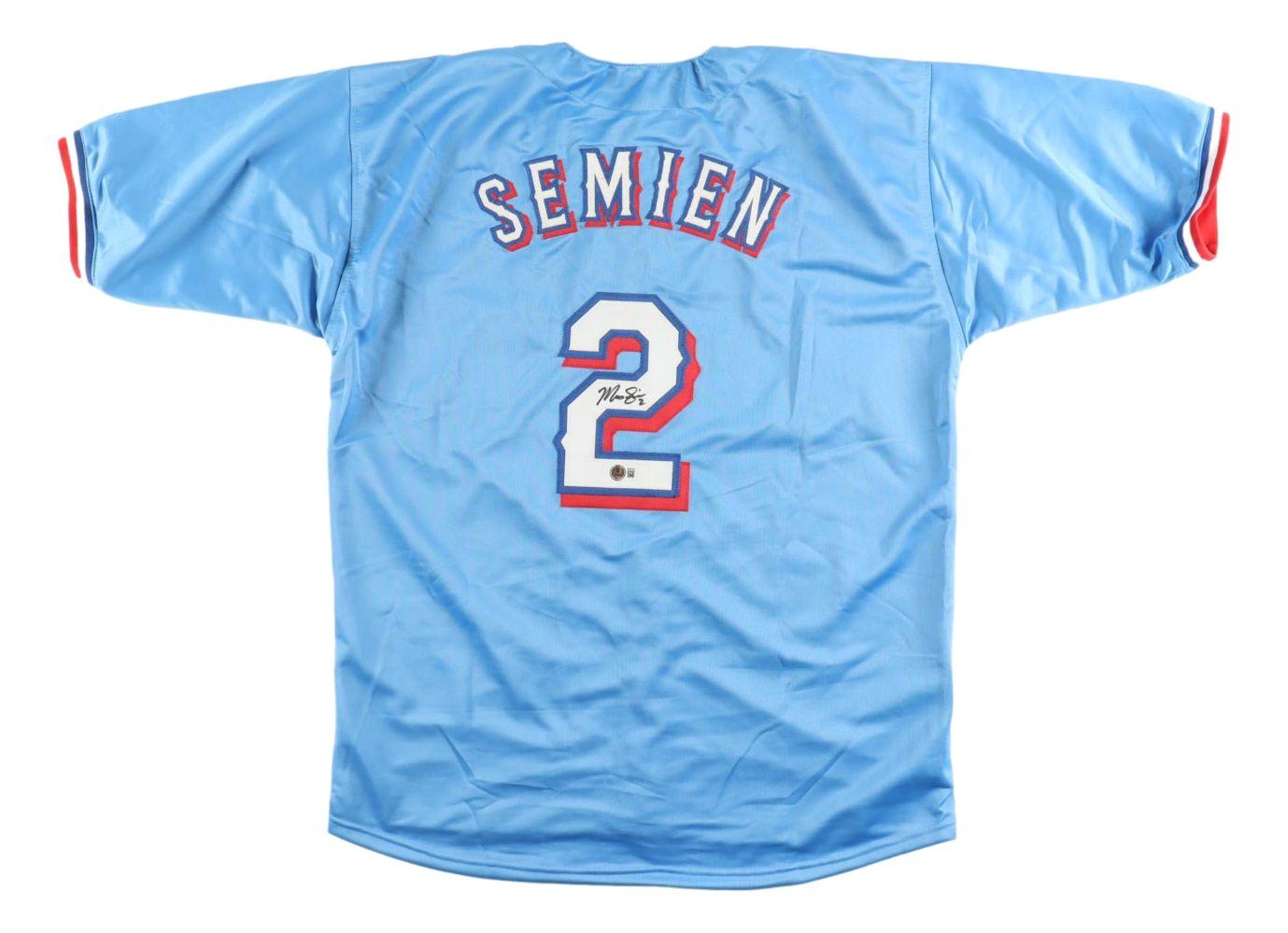 Marcus Semien Signed Jersey (Beckett) at PristineAuction.com Marcus Semien Signed Jersey (Beckett) at PristineAuction.com