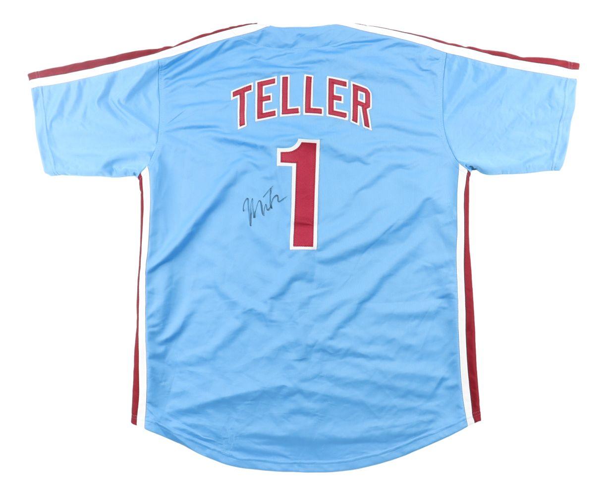 Miles Teller Signed Jersey (Beckett) at PristineAuction.com Miles Teller Signed Jersey (Beckett) at PristineAuction.com