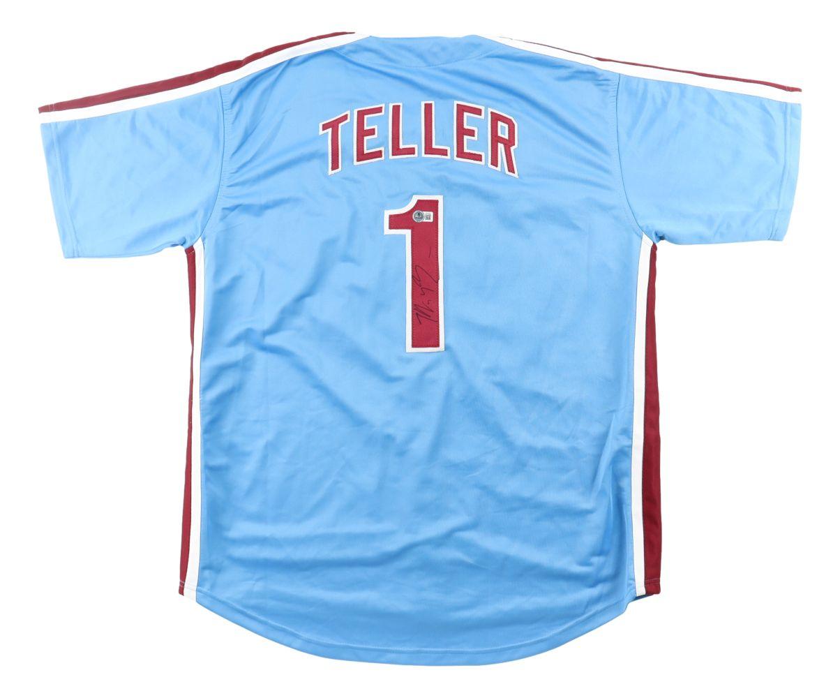 Miles Teller Signed Jersey (Beckett) at PristineAuction.com Miles Teller Signed Jersey (Beckett) at PristineAuction.com