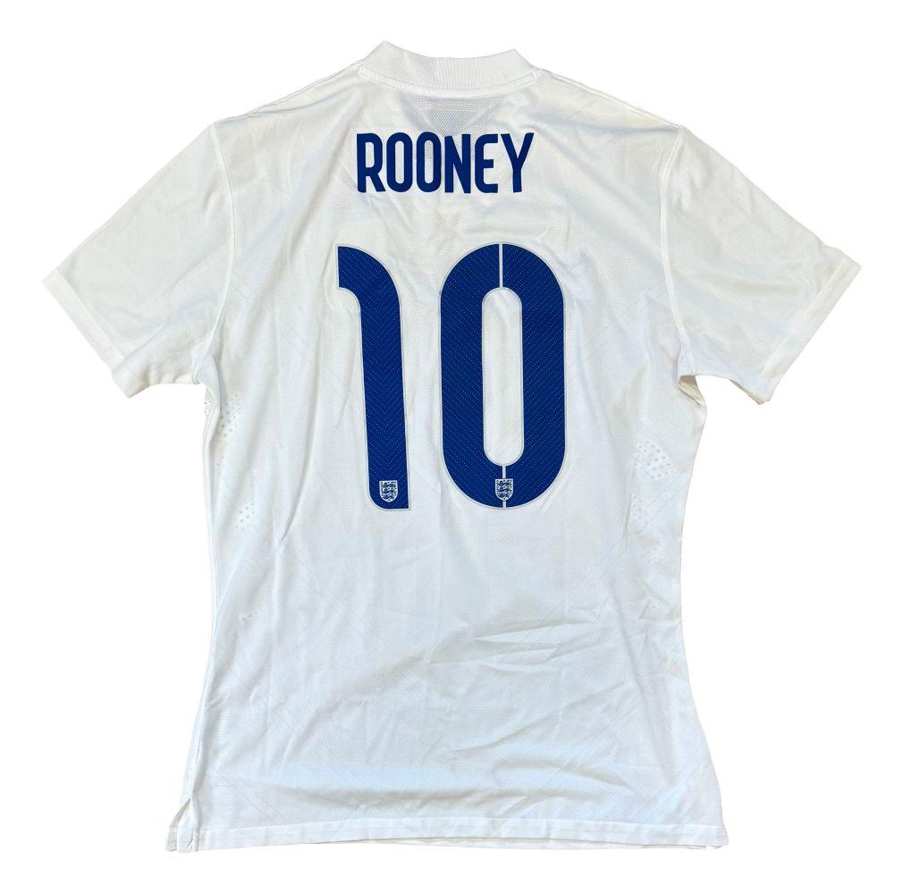 Wayne Rooney 2014 Game-Used England Nike Authentic Jersey (Memorabilia Expert) at PristineAuction.com Wayne Rooney 2014 Game-Used England Nike Authentic Jersey (Memorabilia Expert) at PristineAuction.com
