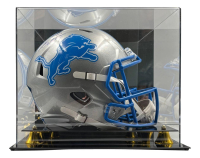 Sam LaPorta Signed Lions Full-Size Speed Helmet with Display Case (Beckett) at PristineAuction.com