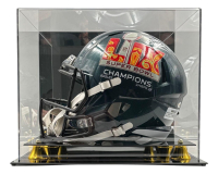 Brandon Graham Signed Eagles Super Bowl 59 Champions Full-Size Speed Helmet with Display Case (JSA) at PristineAuction.com