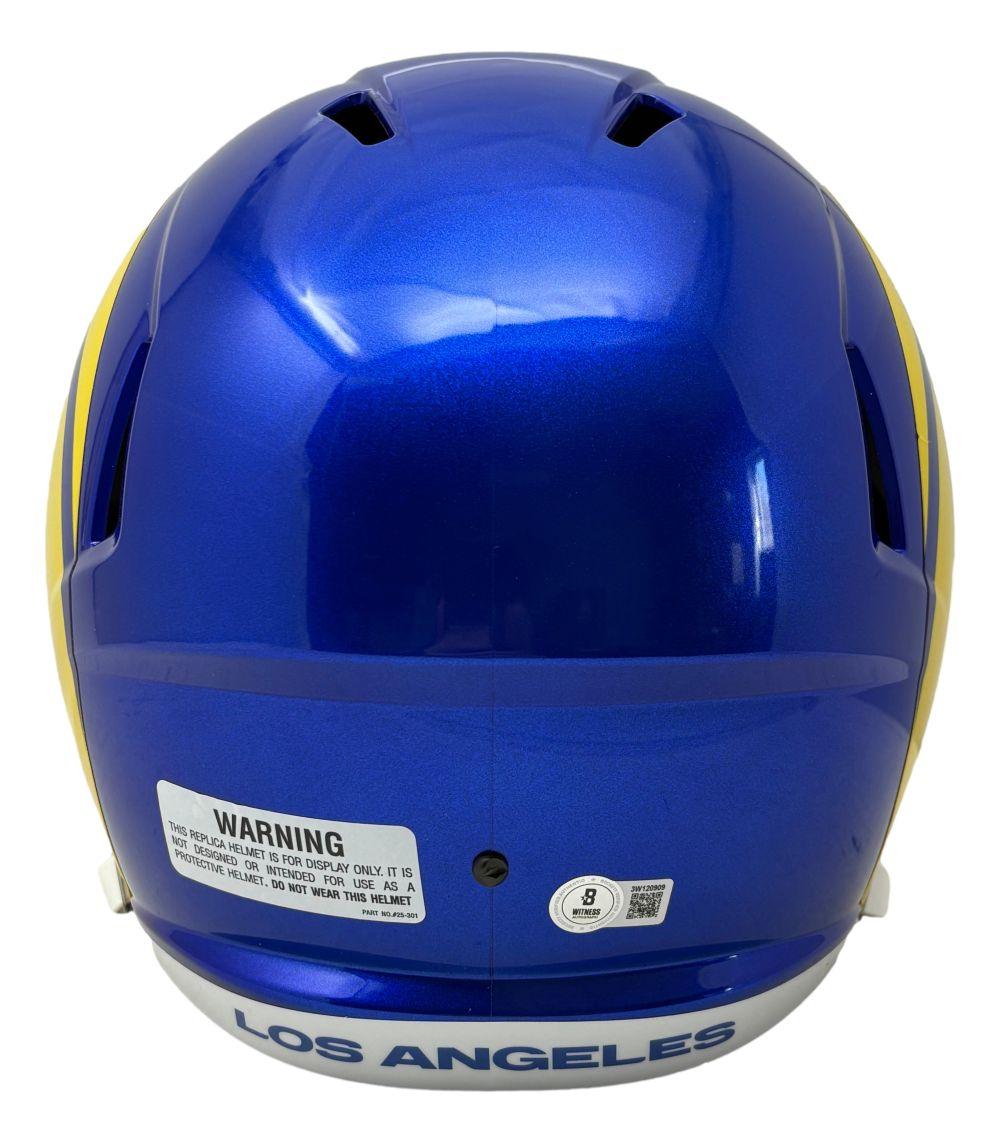 Davante Adams Signed Rams Full-Size Speed Helmet with Display Case (Beckett) at PristineAuction.com Davante Adams Signed Rams Full-Size Speed Helmet with Display Case (Beckett) at PristineAuction.com