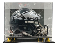 DeVonta Smith Signed Eagles Super Bowl 59 Champions Full-Size Speed Helmet with Display Case (Fanatics) at PristineAuction.com