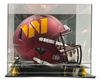 Jayden Daniels Signed Commanders Full-Size Speed Helmet with Display Case (Fanatics) at PristineAuction.com