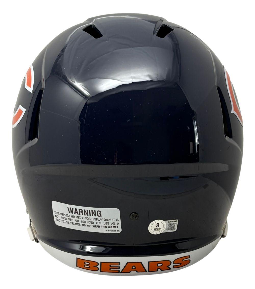 Jim McMahon Signed Bears Full-Size Speed Helmet with Display Case (Beckett) at PristineAuction.com Jim McMahon Signed Bears Full-Size Speed Helmet with Display Case (Beckett) at PristineAuction.com