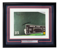 Ted Williams Signed Red Sox Custom Framed Photo (PSA) at PristineAuction.com