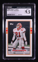 Deion Sanders 1989 Topps Traded #30T RC (CGC 9.5) at PristineAuction.com