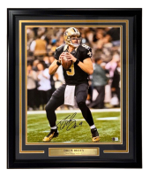 Drew Brees Signed Saints Custom Framed Photo (Beckett) at PristineAuction.com