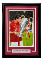 Cristiano Ronaldo Signed Manchester United Custom Framed Photo (Beckett) at PristineAuction.com
