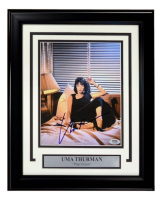 Uma Thurman Signed "Pulp Fiction" Custom Framed Photo (PSA) at PristineAuction.com