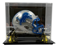 Sam LaPorta Signed Lions Speed Mini Helmet with Display Case (Beckett) at PristineAuction.com