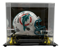 Sean Young Signed "Ace Ventura" Dolphins Speed Mini Helmet Inscribed "Ray Finkle" with Display Case (JSA) at PristineAuction.com