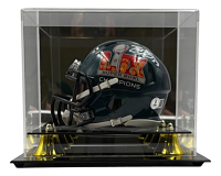 Zack Baun Signed Eagles Super Bowl 59 Speed Mini Helmet with Display Case (Beckett) at PristineAuction.com