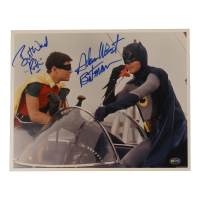 Adam West & Burt Ward Signed "Batman" 11x14 Photo Inscribed "Batman" & "Robin" (PSA) at PristineAuction.com