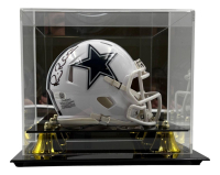 Michael Irvin Signed Cowboys Speed Mini Helmet with Display Case (JSA) at PristineAuction.com