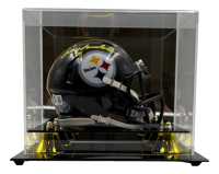 Terry Bradshaw Signed Steelers Speed Mini Helmet with Display Case (Beckett) at PristineAuction.com