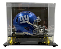 Abdul Carter Signed Giants Speed Mini Helmet with Display Case (Beckett) at PristineAuction.com