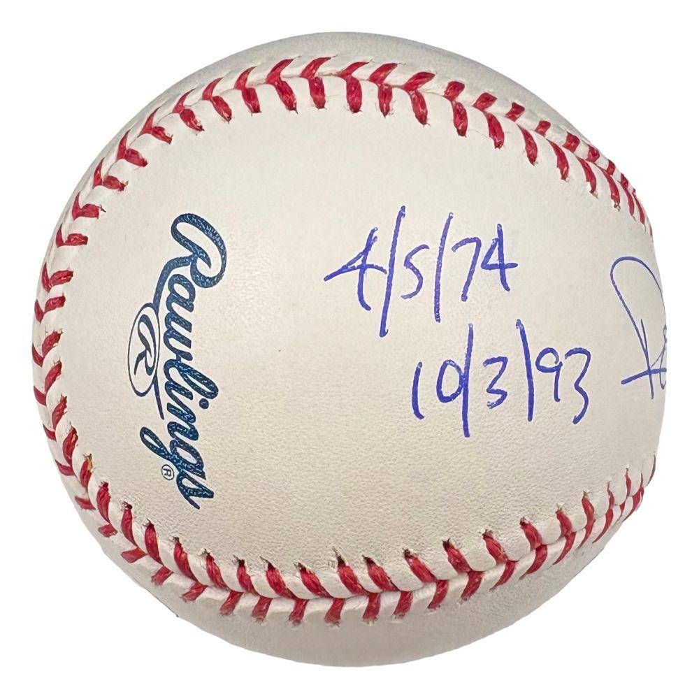 Robin Yount Signed OML Baseball Inscribed "3142 Hits","4/5/74 10/3/93","HOF 99" & "AL MVP '82 '89" (JSA) at PristineAuction.com Robin Yount Signed OML Baseball Inscribed "3142 Hits","4/5/74 10/3/93","HOF 99" & "AL MVP '82 '89" (JSA) at PristineAuction.com