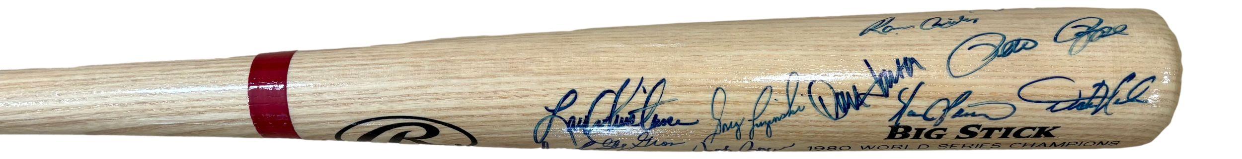1980 Phillies Rawlings Adirondack Baseball Team-Signed By (24) with Mike Schmidt, Pete Rose, Steve Carlton (JSA) at PristineAuction.com 1980 Phillies Rawlings Adirondack Baseball Team-Signed By (24) with Mike Schmidt, Pete Rose, Steve Carlton (JSA) at PristineAuction.com