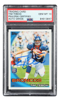 Tim Tebow Signed 2010 Topps #440 RC (PSA | Auto 10) at PristineAuction.com