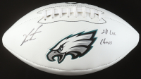 Jalen Carter Signed Eagles Logo Football Inscribed "SB LIX Champs" (Beckett) at PristineAuction.com