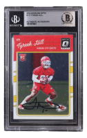 Tyreek Hill Signed 2016 Donruss Optic #117 RC (BGS) at PristineAuction.com