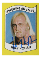 Hulk Hogan Signed 1982 WWF All-Stars #2 Reprint Card (Beckett) at PristineAuction.com