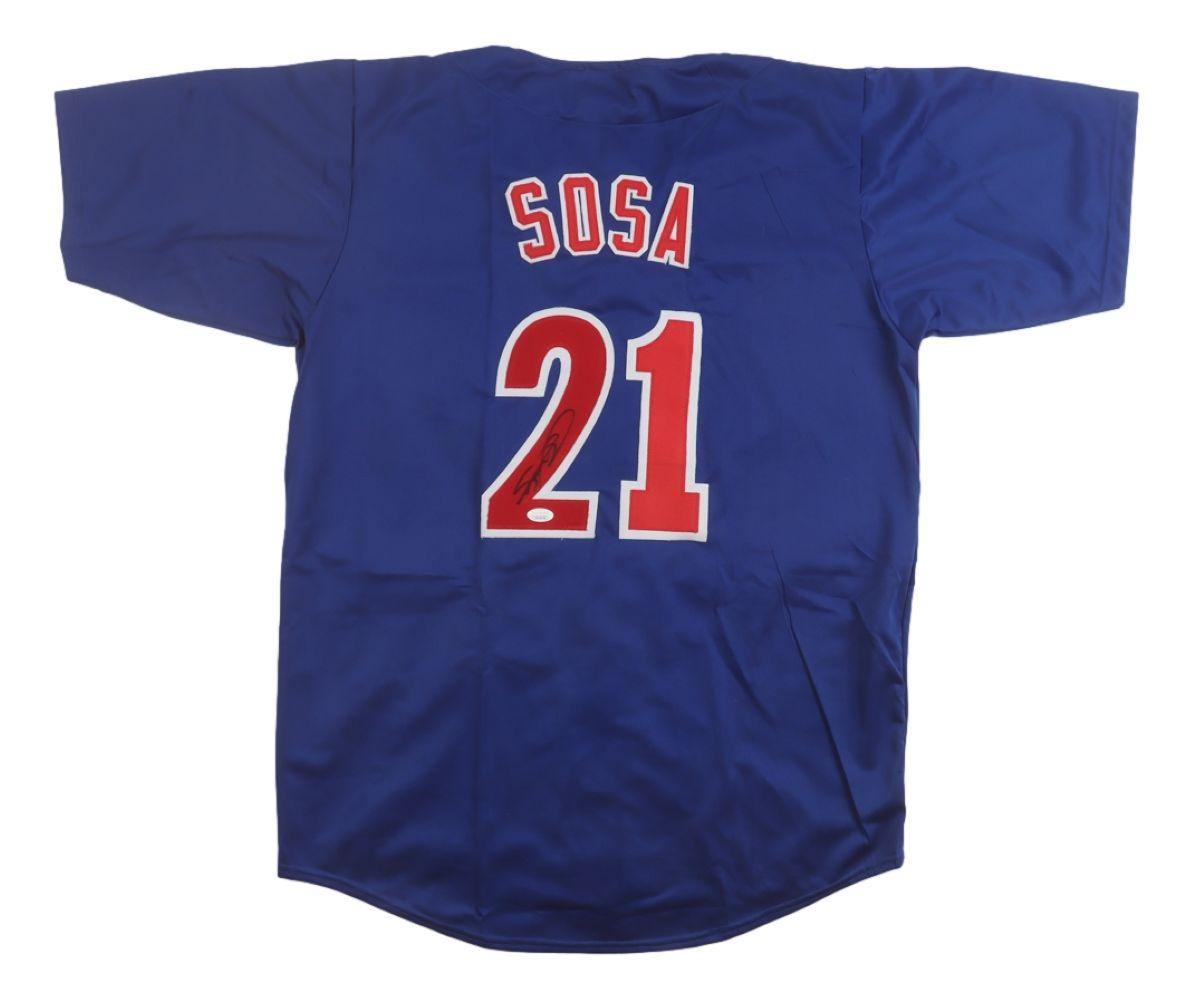 Sammy Sosa Signed Jersey (JSA) at PristineAuction.com Sammy Sosa Signed Jersey (JSA) at PristineAuction.com