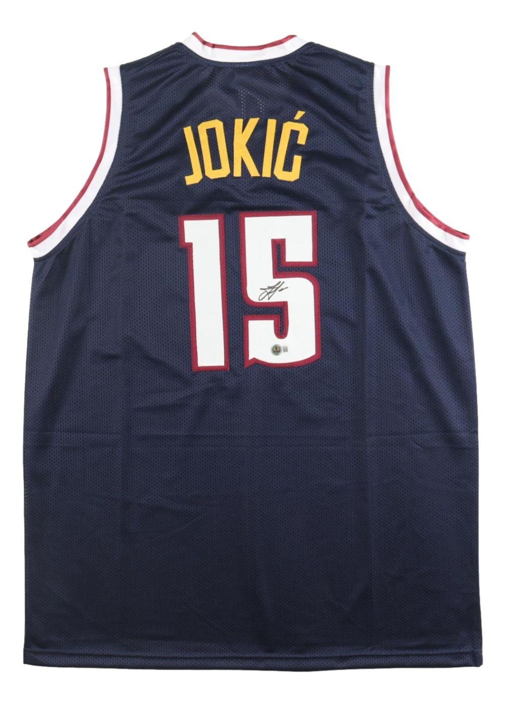 Nikola Jokic Signed Jersey (Beckett) at PristineAuction.com Nikola Jokic Signed Jersey (Beckett) at PristineAuction.com