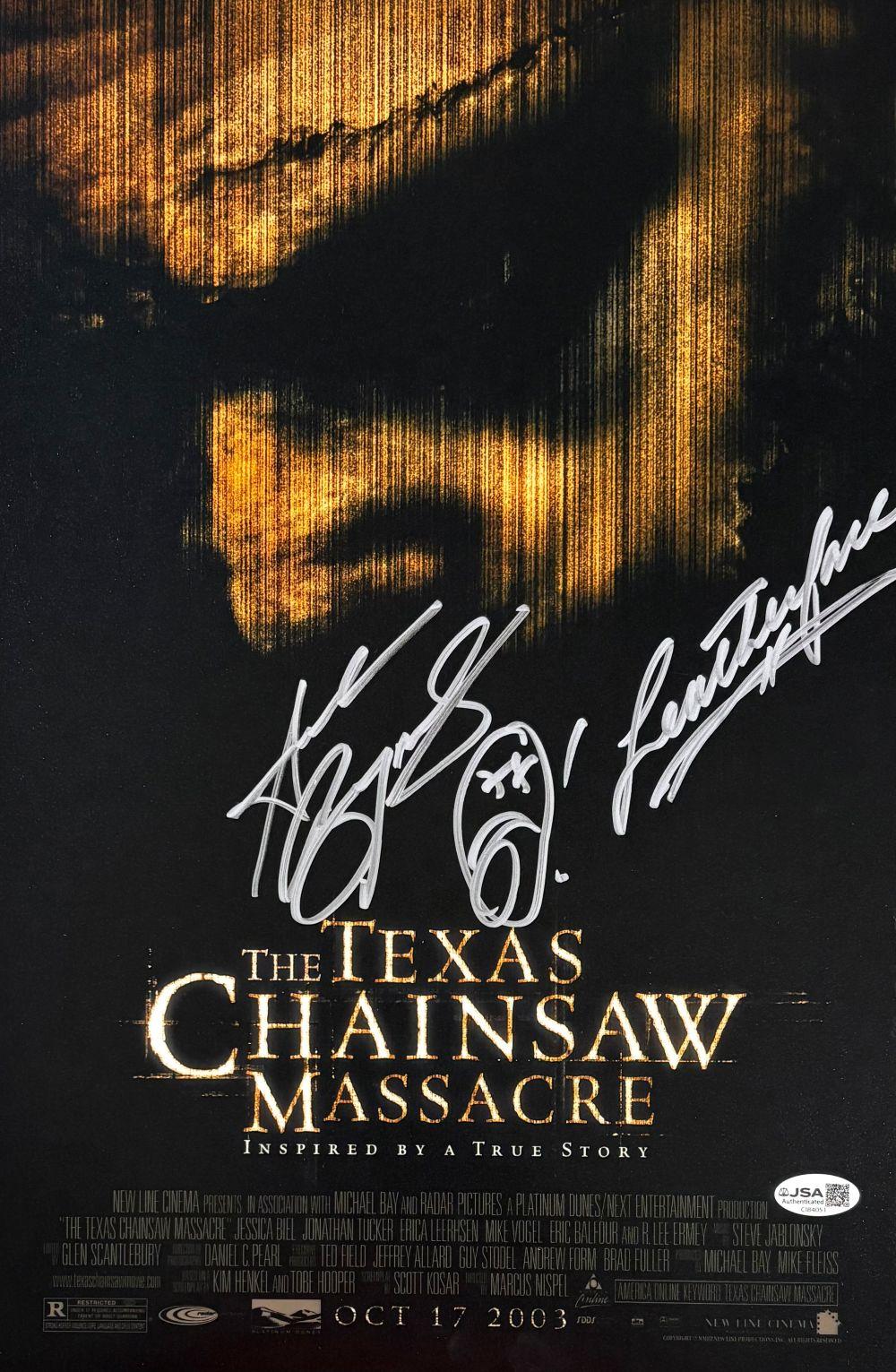 Andrew Bryniarski Signed "The Texas Chainsaw Massacre" 11x17 Photo Inscribed "Leatherface" (JSA) at PristineAuction.com Andrew Bryniarski Signed "The Texas Chainsaw Massacre" 11x17 Photo Inscribed "Leatherface" (JSA) at PristineAuction.com