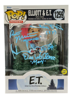 "E.T. The Extra Terrestrial" #1259 Elliot & E.T. Jumbo Funko Pop! Vinyl Figure Signed & Inscribed By (4) with Henry Thomas, Matthew De Merritt, Robert MacNaughton & Dee Wallace (JSA) at PristineAuction.com