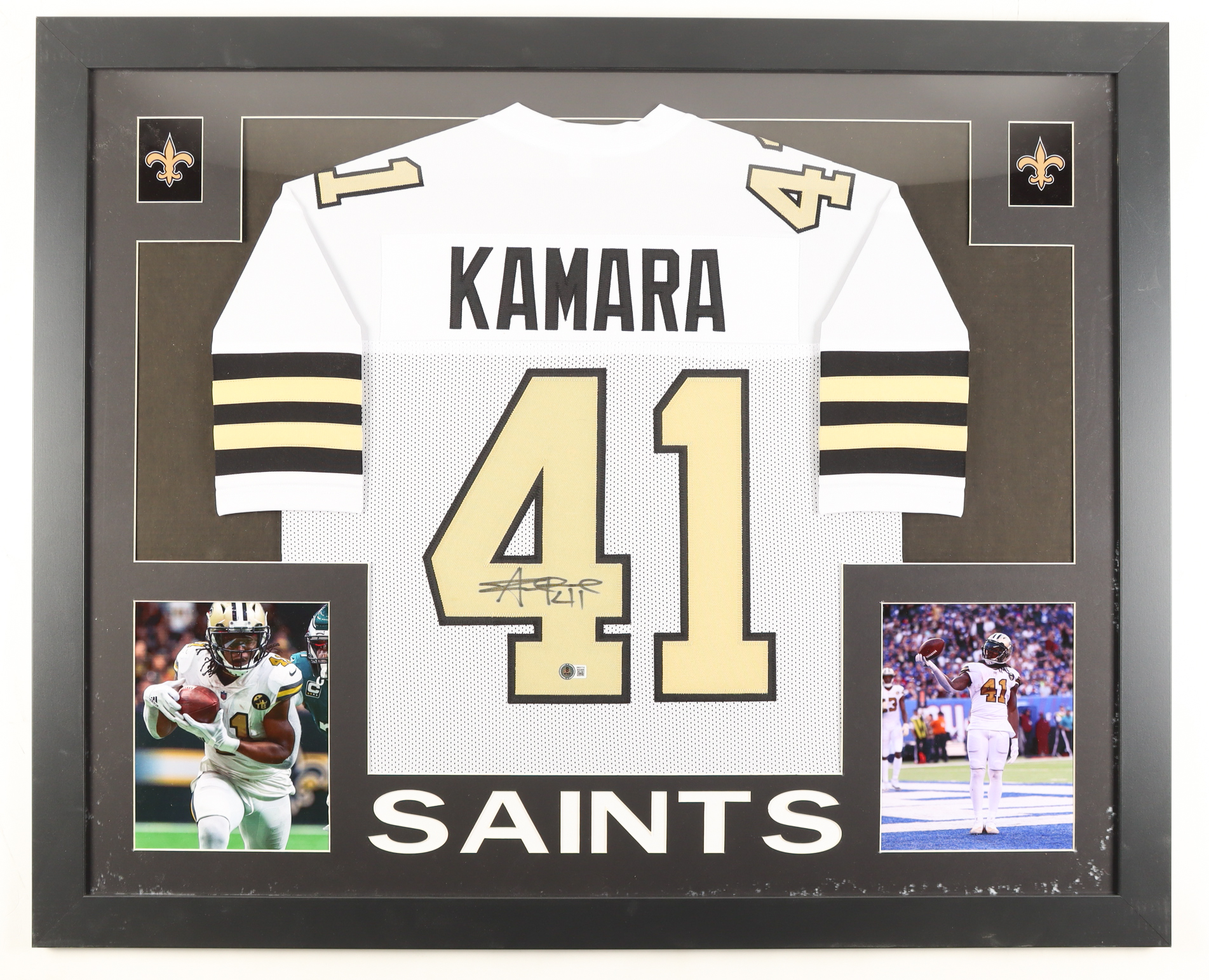 Alvin Kamara Signed Custom Framed Jersey Display (Beckett) at PristineAuction.com Alvin Kamara Signed Custom Framed Jersey Display (Beckett) at PristineAuction.com