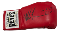 Mike Tyson & Evander Holyfield Signed Cleto Reyes Boxing Glove (JSA) at PristineAuction.com